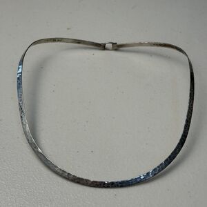 Vintage Mexico 925 Hammered Torque